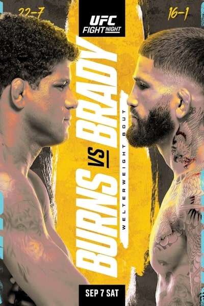 UFC Fight Night 242 Burns vs. Brady